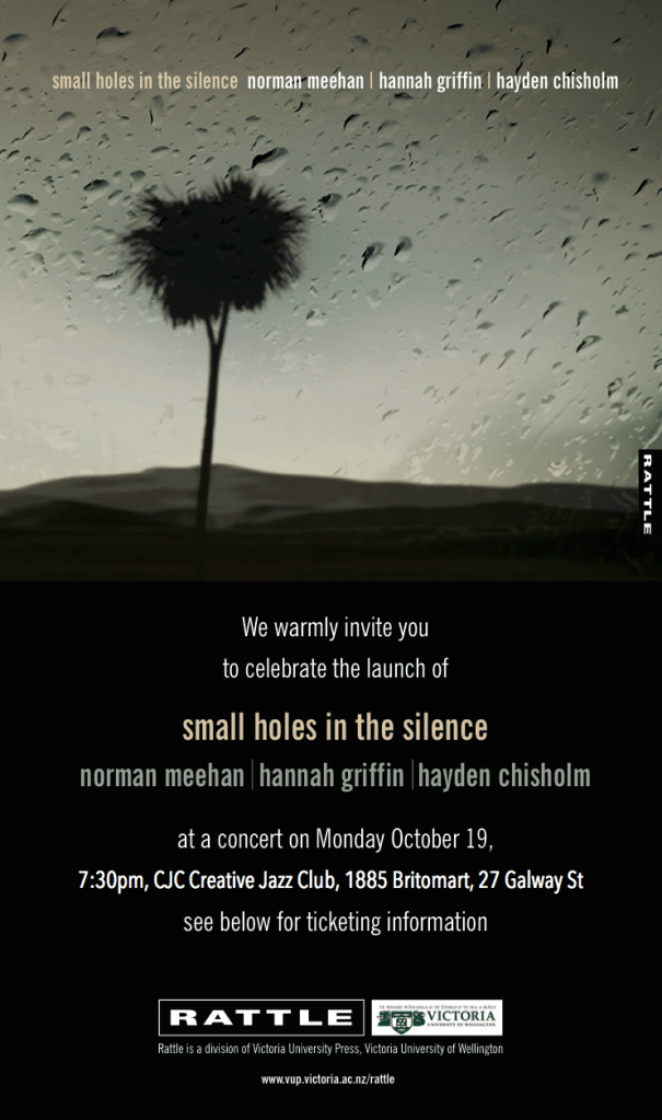 Manhire Auckland Concert flier